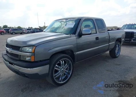 2004 Chevrolet Silverado 1500 Z71 из США, поврежденный, VIN 1GCEK19T34E218753
